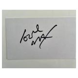 Peter Max signed cut