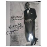 Jerry Butler signed photo