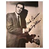 Tightrope! Mike Connors signed photo