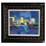 Modern Harbor Scene Limited Edition Print ï¿½...