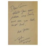 John Lennon written and signed letter