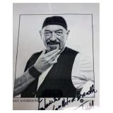 Jethro Tull Ian Anderson signed photo 8x10