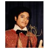 Michael Jackson signed promo photo