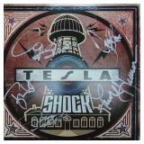 Tesla Shock band signed album autographed by...