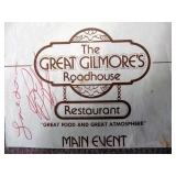 Ronnie Hawkins original autograph on restaurant...