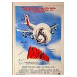 Airplane cast signed movie poster