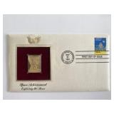 Space Achievement Exploring the Moon Gold Stamp...