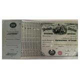 1870s U.S. Internal Revenue $10 Special Tax...