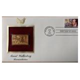 Raoul Wallenberg Humanitarian Gold Stamp...