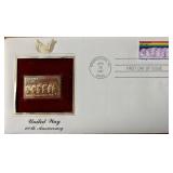 United Way 100th Anniversary Gold Stamp Replica...
