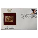 Songwriters Hoagy Carmichael Gold Stamp Replica...