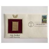 Iowa Statehood 150th Anniversary Gold Stamp...