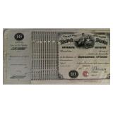 1870s U.S. Internal Revenue $10 Special Tax...