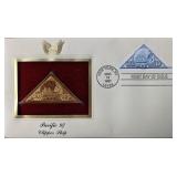 Pacific 97 Clipper Ship Gold Stamp Replica...