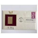 Babe Zaharias American Athlete Gold Stamp...