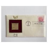 Flowers Camellia Gold Stamp Replica First Day...