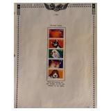 1998 U.S. Bright Eyes Pet Stamp Strip
