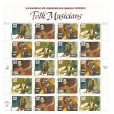 Folk Musicians Stamps