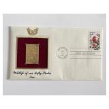 Wildlife of Our Fifty States Iiwi Gold Stamp...