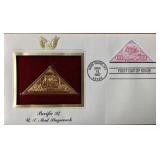 Pacific 97 US Mail Stagecoach Gold Stamp...