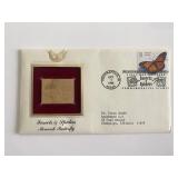 Insects & Spiders Monarch Butterfly Gold Stamp...