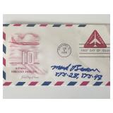 Test pilot Mark Brown signed cover
