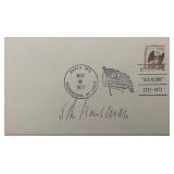 John Houseman signed 1977 first day cover