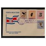 Costa Rica Flag First Day Cover
