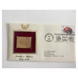 Insects and Spiders Lady Beetle Gold Stamp...
