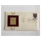 Indian Art Tlingit Gold Stamp Replica First Day...