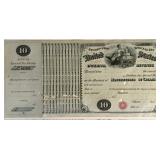 1870s U.S. Internal Revenue $10 Special Tax...