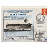 WWII HMS Argus 50th Anniversary Commemorative...
