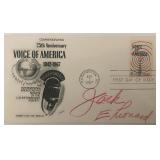 Comedian Jack E. Leonard signed first day cover