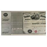 1870s U.S. Internal Revenue $10 Special Tax...