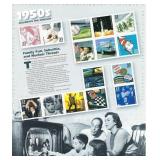 1950s Celebrate the Century Stamp Sheet