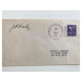 WWII Admiral J.F. Farley Signed Cover