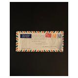 1950 Sweden to USA Stamped Airmail