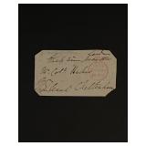 1830 Stamped Note