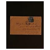 Vintage Nottingham United Kingdon Stamped Envelope