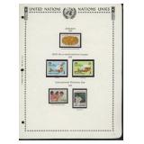 United Nations New York Stamps 1988