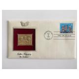 Letter Carriers We Deliver! Gold Stamp Replica...
