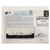 WWII Russian Convoys Royal Naval Signed...