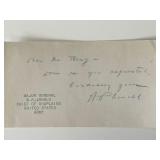 Army General W.R. Arnold signed cover