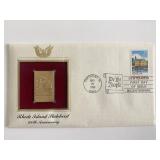 Rhode Island Statehood 200th Anniversary Gold...