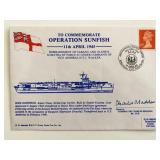 WWII Operation Sunfish Admiral Sir Charles...