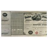 1870s U.S. Internal Revenue $10 Special Tax...