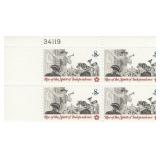 Rise of the Spirit of Independence Plate Block