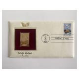 Wildlife Habitats Mountains Gold Stamp Replica...