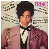 Prince 1986 Parade signed album
