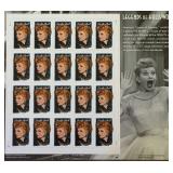Legends of Hollywood Lucille Ball stamps